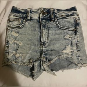 A&E Ripped Jean Shorts